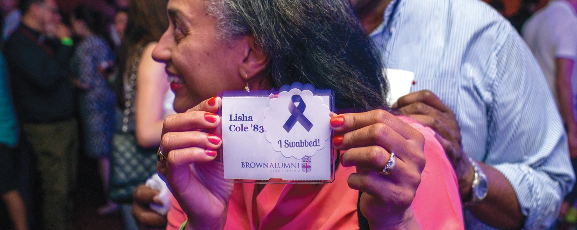 Photo: Lisha Cole &rsquo;83 swabbed